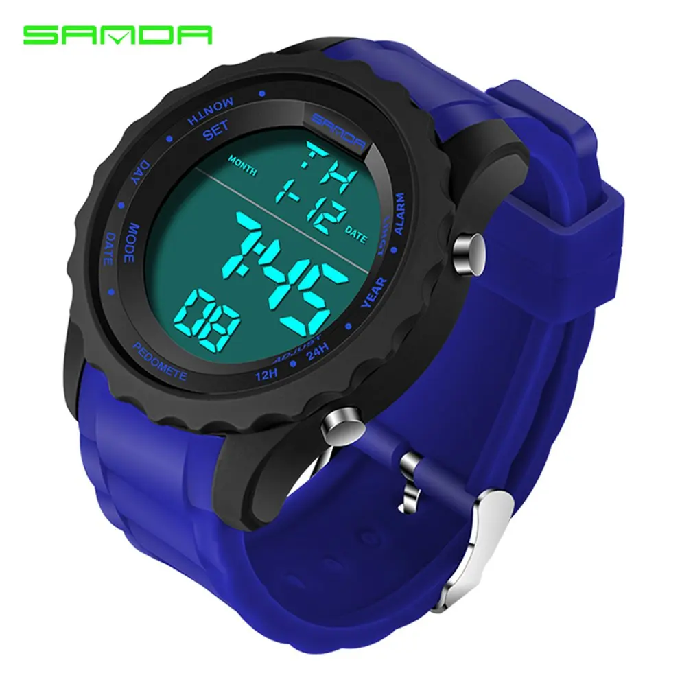 

Fashion Water-Resistant Wrist Watch Multifunctional Electronic Sports Watch With LED Backlight For Men Outdoor Sport Clock