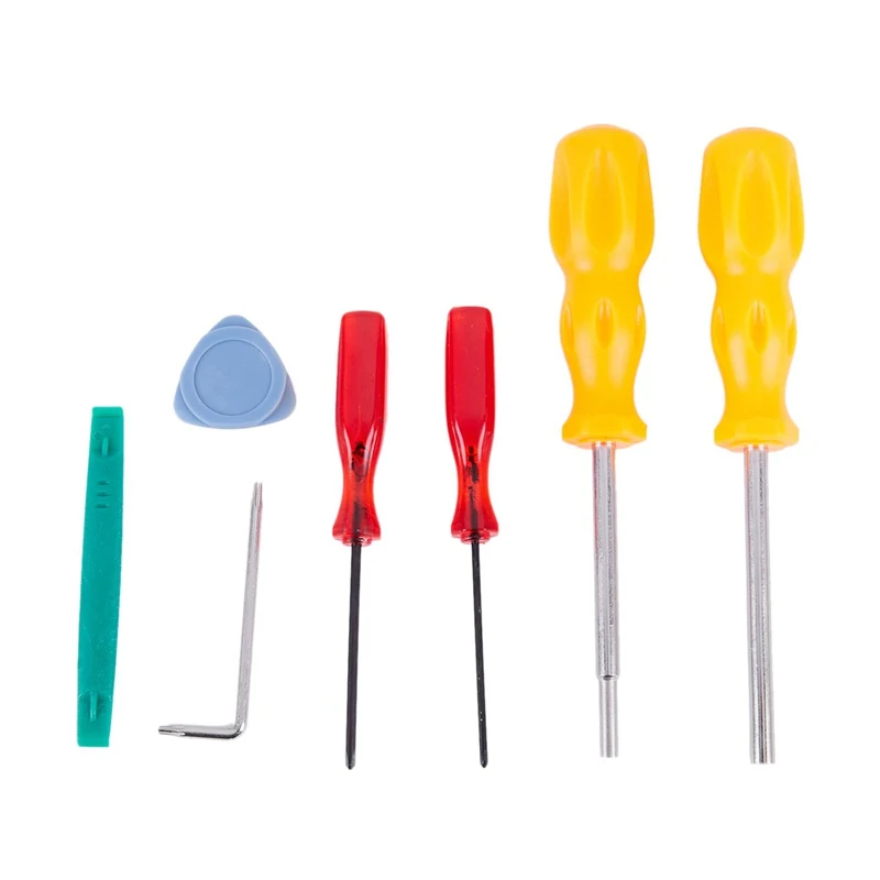 Screwdriver Set,7 in 1 Dismantling Device Repair Tool Kit with Handle 3.8/4.5mm 2.5Y T6-T8H Set Security Screwdriver Game Bit fo