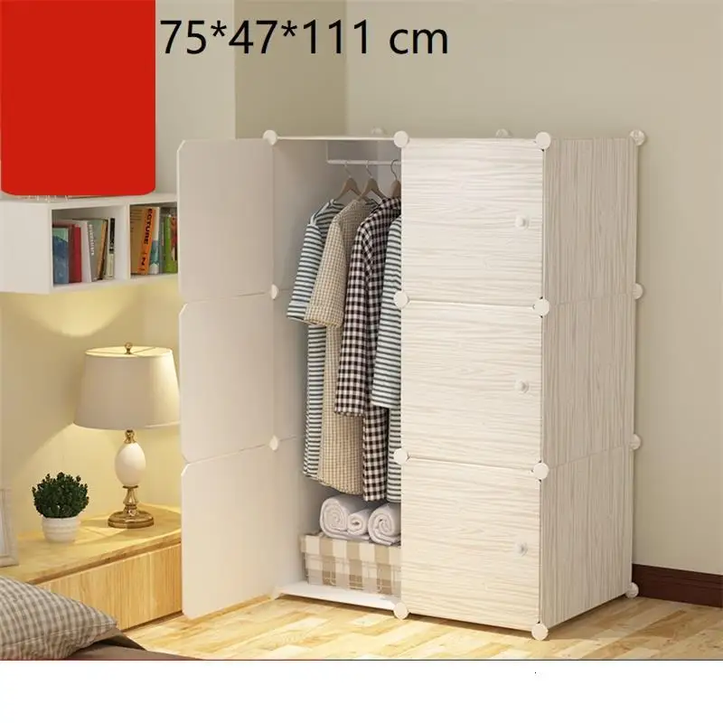 Armario Tela комод для хранения габинет Moveis Armadio Meble Mueble De Dormitorio шкаф мебель для спальни шкаф гардероб - Цвет: Version H