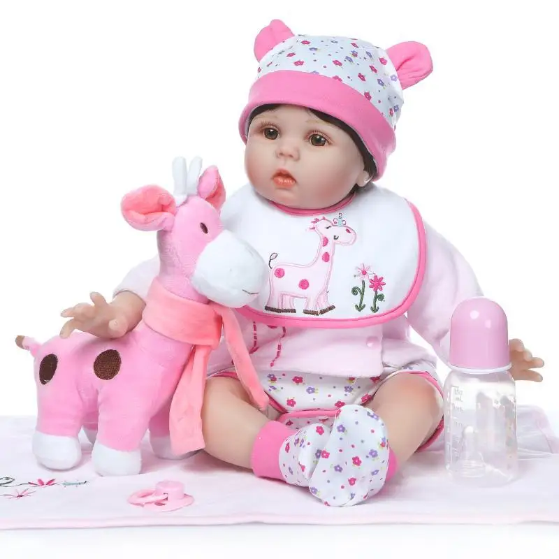 22 'ཱི см милый bebes Reborn bebe Кукла reborn baby Реалистичная новорожденная кукла Boneca