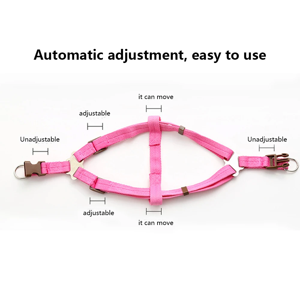 Регулируемый поводки для питомцев, собак нагрудные ремни Небольшие домашние базовые подвесные ремни держать вашу собаку и кота, безопасная и удобная