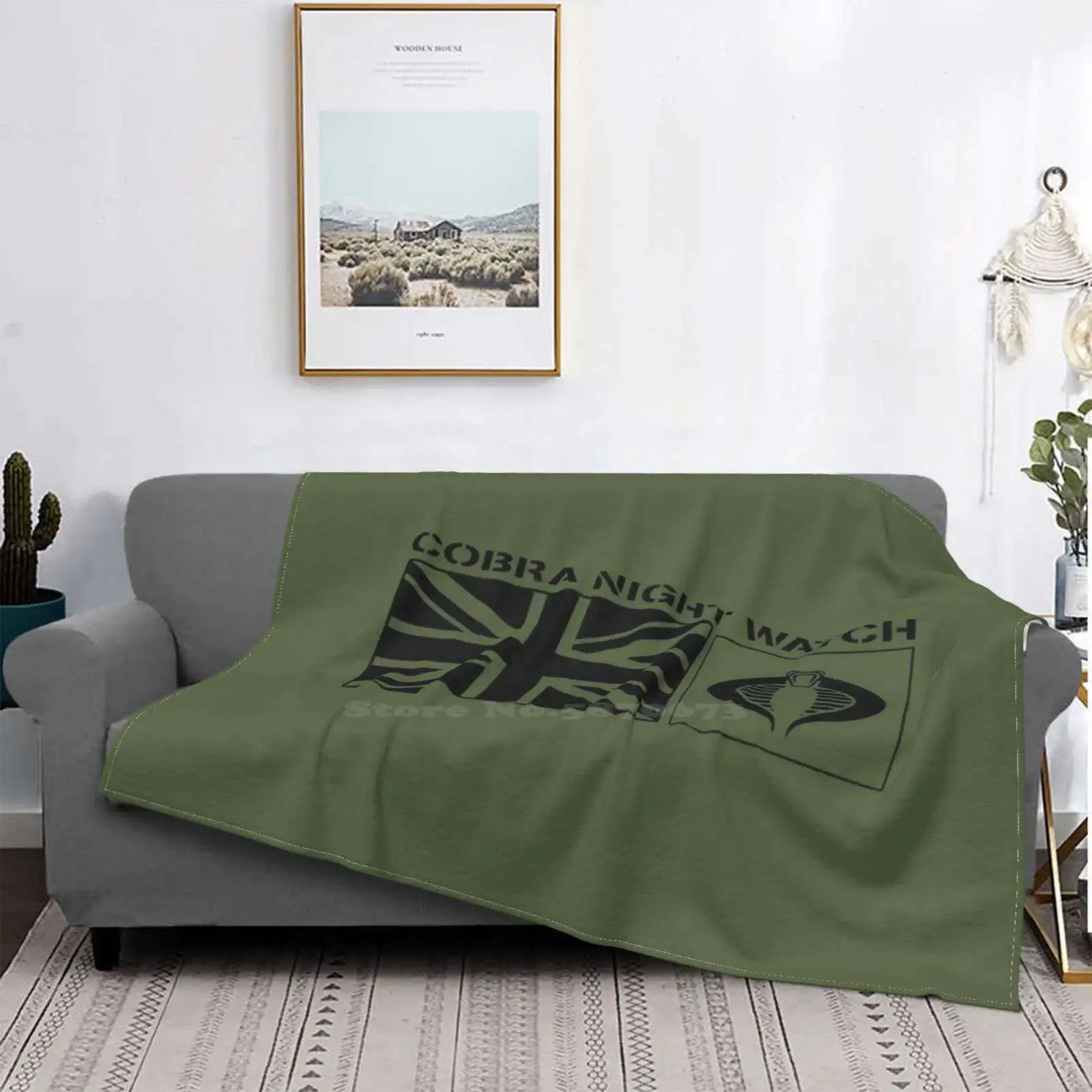 Gi Joe Night Watch British Logo Design Nuovo Arrivo Fashion Leisure Warm Flanella Coperta Gi Joe Gijoes Gi Joes G I Joe 80S Toys