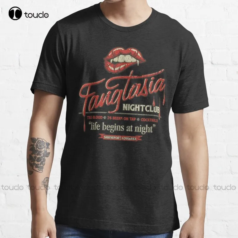 

New Fangtasia Nightclub Vintage T-Shirt T Shirts For Men s-5xl girls white shirt Unisex