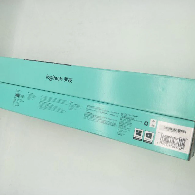 Игровая клавиатура logitech MK220, мышь Combo 2.4GH, беспроводная клавиатура с usb-приемником для настольного компьютера, ПК, ноутбука и Smart tv