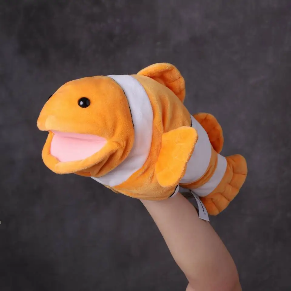 

Clownfish Goldfish Hand Puppet, 14"