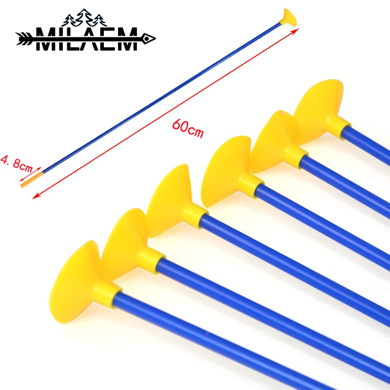 

Стрелы из пластика с безопасной присоской, 6/12 шт., наружный диаметр 7,6 мм