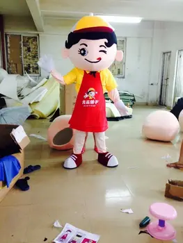 

Factory direct sale cooker sunny boy Mascot Costume Adult Halloween Birthday party cartoon Apparel Cosplay Costumes