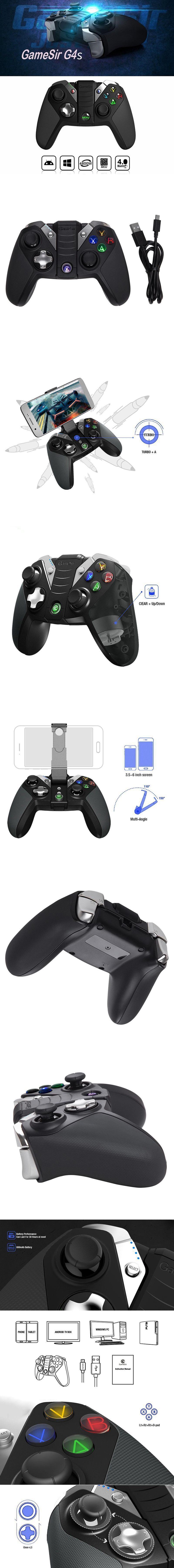 G4s 2,4G Bluetooth беспроводной игровой контроллер геймпад для Android/Windows/VR