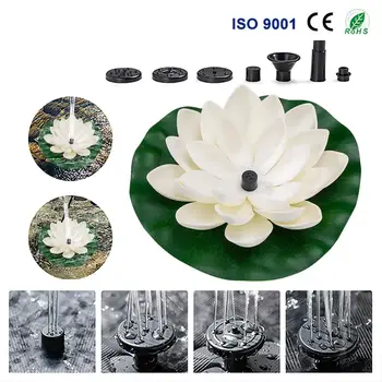 

Solar Fountain Pump Waterproof Floating Solar Panel Water Pump Kit For Pond Pool Garden 7V 1.2W Exquisite Garden Decoration