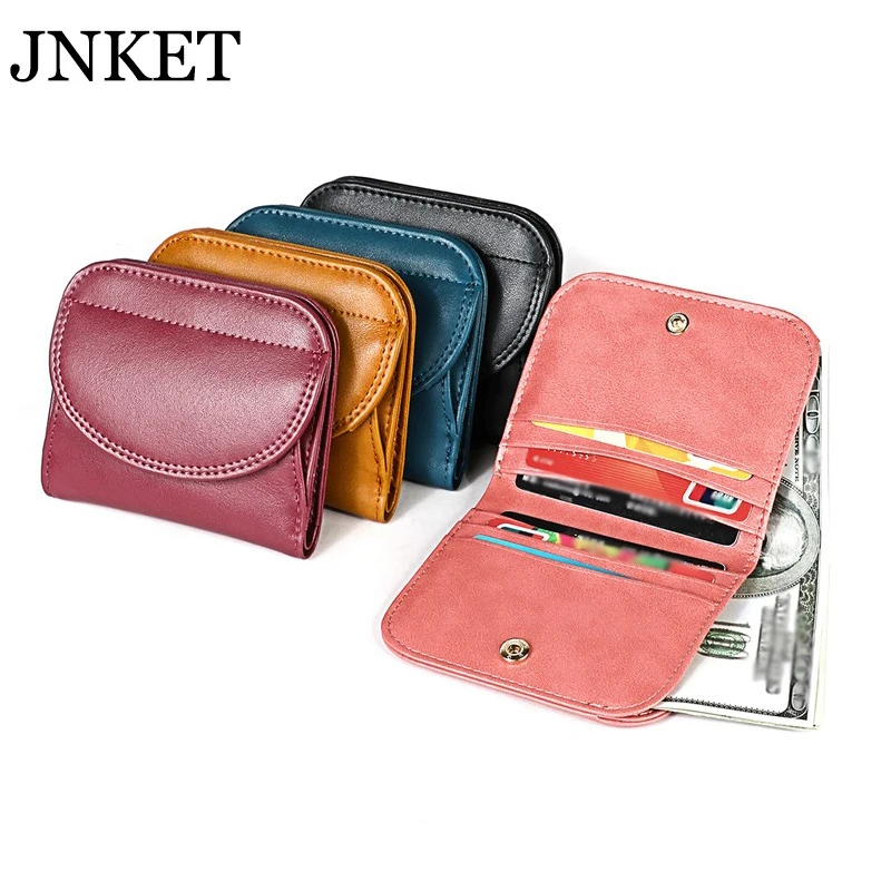 JNKET, Модный женский кошелек RFID, коровья кожа, кошелек, короткий кошелек, Женский кошелек, складной кошелек для монет, кошелек, держатель для карт