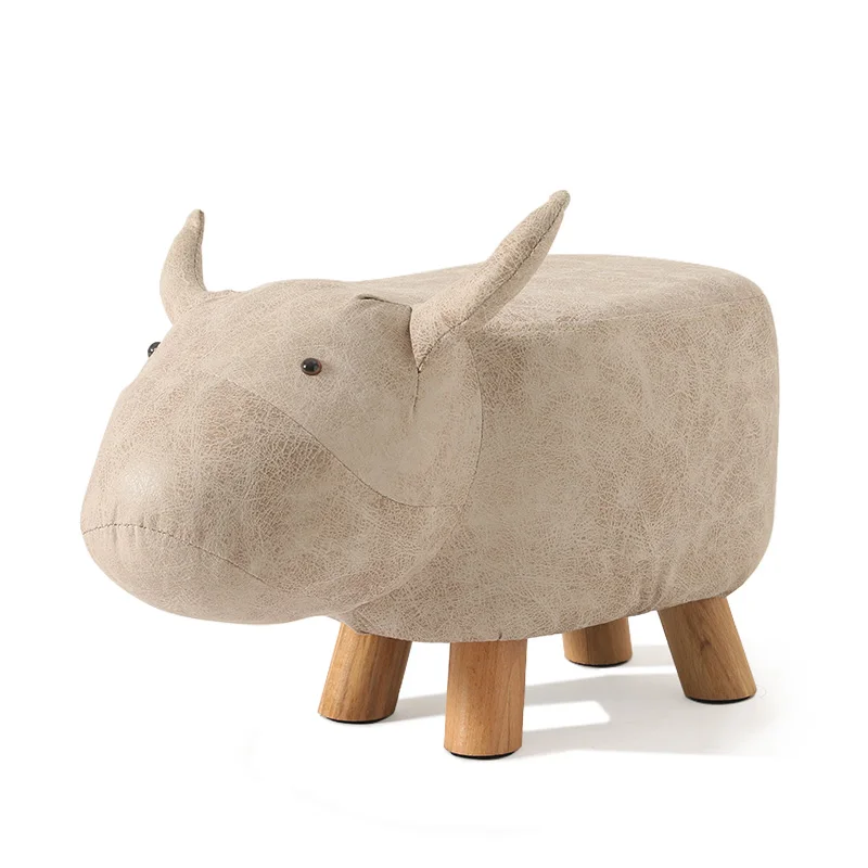 

Cartoon Fashion Bench Creative Children's Bench Solid Wood Animal Bench Household Shoe Bench Lovely Baby Leather Pierjavascript: