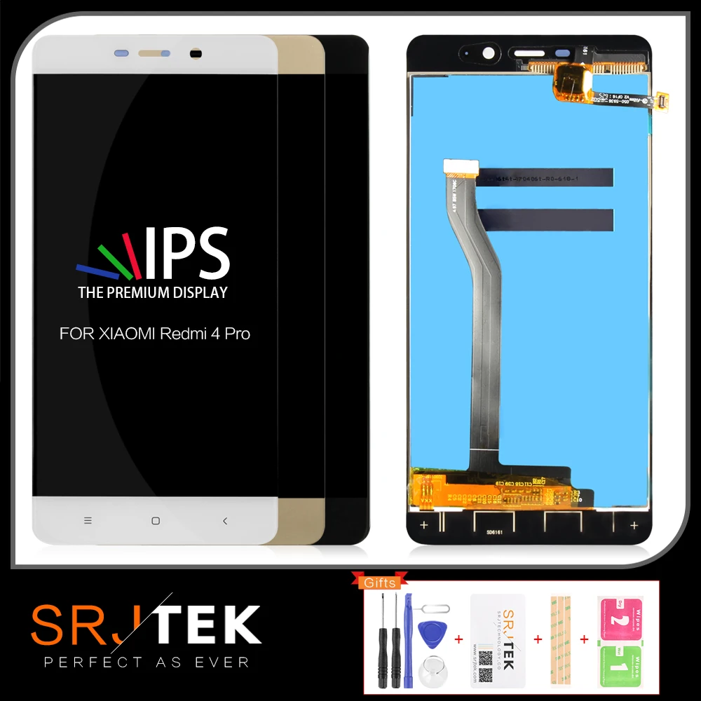 Srjtek 5," для Xiaomi Redmi 4 Pro Prime ЖК-дисплей дигитайзер сенсорный экран сборка рамка сенсорный экран панель запасные части