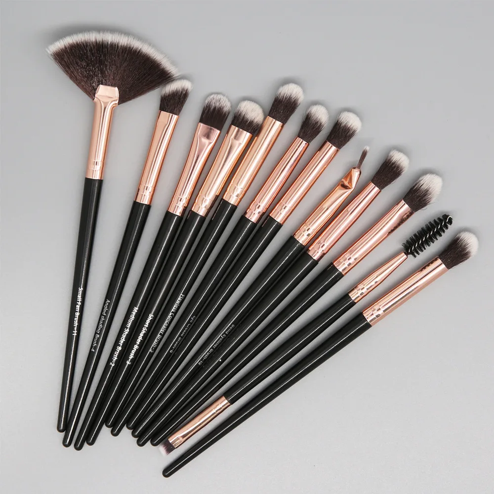 

12 Pieces Makeup Brushes Set Eye Shadow Foundation Powder Eyeliner Eyelash Lip Make Up Brush Cosmetic Beauty Tool Kit