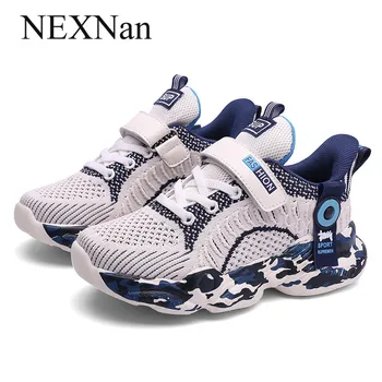 

NEXNan Mesh Children Casual Shoes For Kids Sneakers Boys Shoes Girls Sneakers Breathable Running Trainers School Outdoor 2020