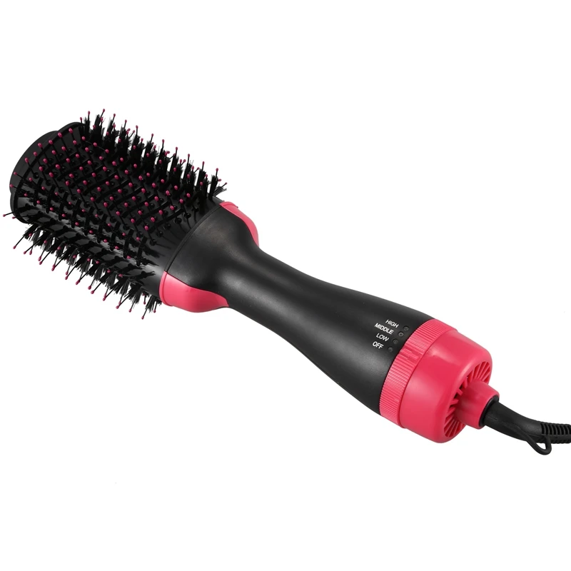 

One Step Hair Dryer and Volumizer, ManKami Salon Hot Air Paddle Styling Brush Negative Ion Generator Hair Straightener Curler fo