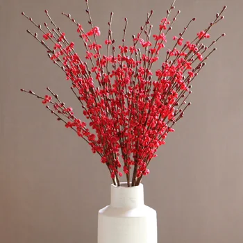 

Straight Hair Berry PE Volume Winter Jasmine Home Decoration Artificial Flower Hot Sales Processing