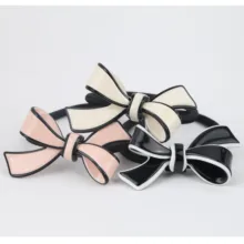Дизайн модные уксусная кислота милый бант резинки для волос резинка для волос элегантные аксессуары для волос для женщин девочек тиара