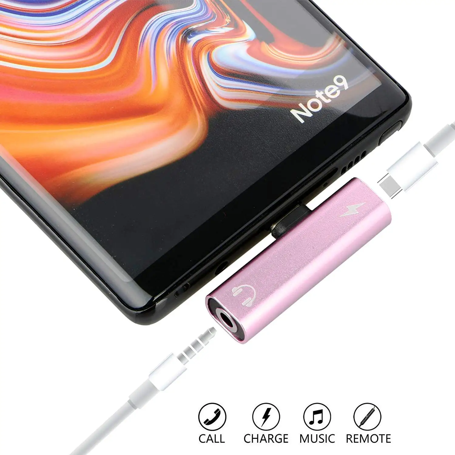 Olhveitra Тип C 3,5 мм адаптер для наушников для samsung Xiaomi OnePlus Jack 3,5 Dongle USB C аудио разветвитель AUX Зарядка адаптер