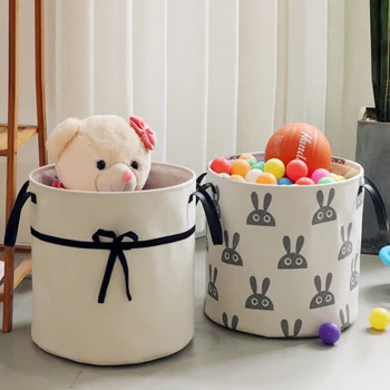 

Foldable Laundry Storage Basket Clothes Storage Bag Dirty Laundry Basket Kids Toys Organizer Home Sundries Storage Barrel