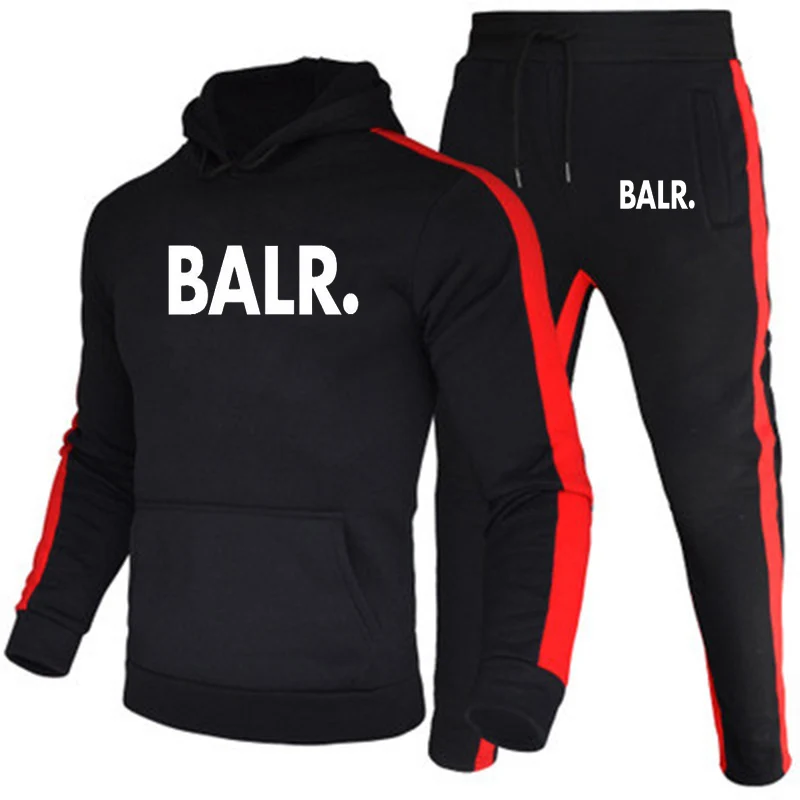 Conjunto deportivo de 2 piezas para Hombre y mujer, chándal con capucha, ropa deportiva para gimnasio, Otoño e Invierno