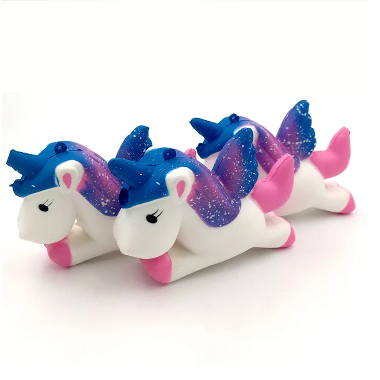 Hot Selling Pu Star Pegasus Unicorn Memory Foam Squishy Foam Relaxation Animal Toys