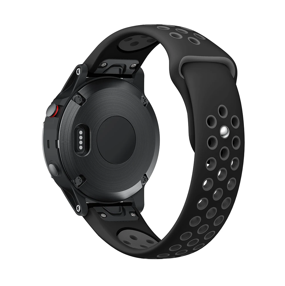Силиконовый ремешок для наручных часов для Garmin Fenix6/fenix5 браслет для часов Easy Fit быстроразъемный ремешок для forerunner 935 945 - Цвет: 6