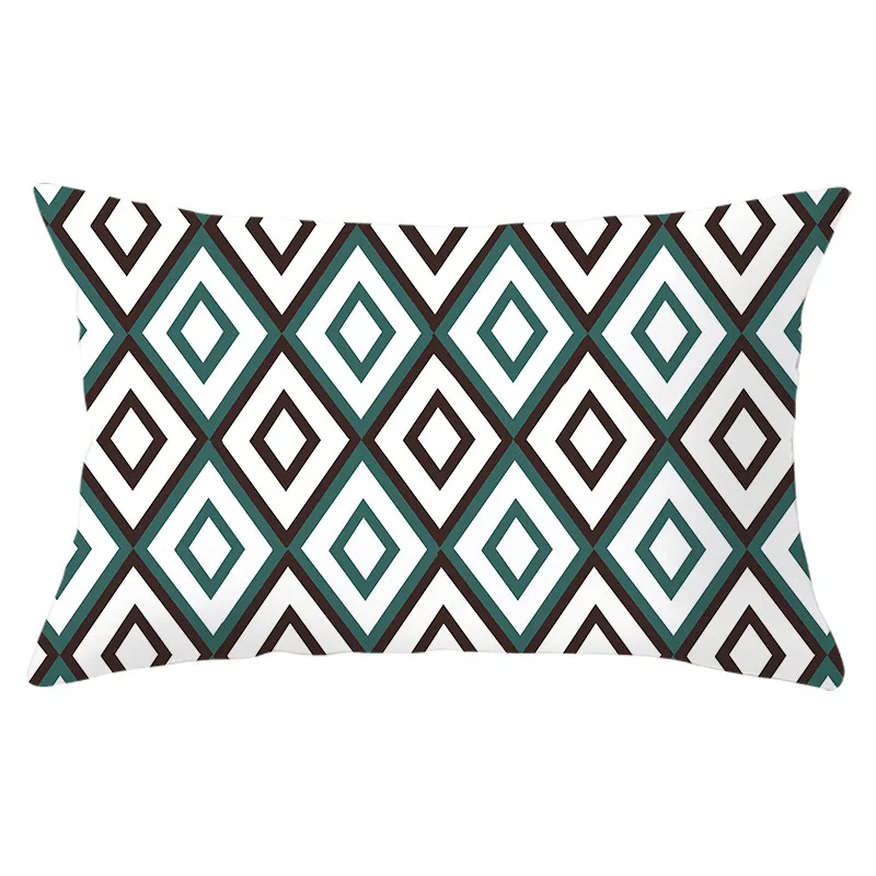 Fuwatacchi прямоугольный чехол для подушки из полиэстера Геометрическая наволочка для дивана декоративная волнистая наволочка 30*50 см - Цвет: PC12270