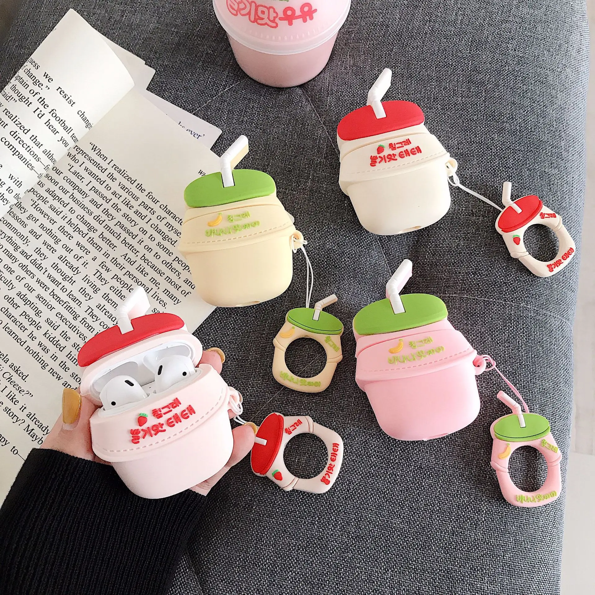 Силиконовый чехол для наушников с кольцом для Apple Airpods 1/2 сумка для хранения коробок защита беспроводных наушников защитные чехлы