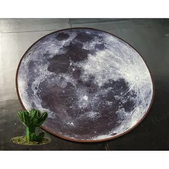 

Round Carpet Polyester Anti-Skid 80*80CM Fashion Decoration Rug Dust-Protecting Rugs for Living Room Bedroom Home Dining