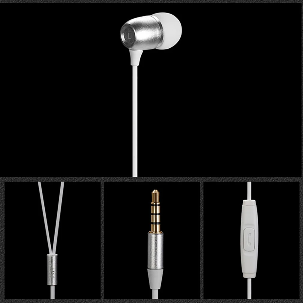 Fengsheng FS-813 Metal ergonómico Metal Super Steeo Bass en Auricular Ear con MIC Fengsheng FS-813 Metal ergonómico Metal Super Steeo Bass en Auricular Ear con MIC