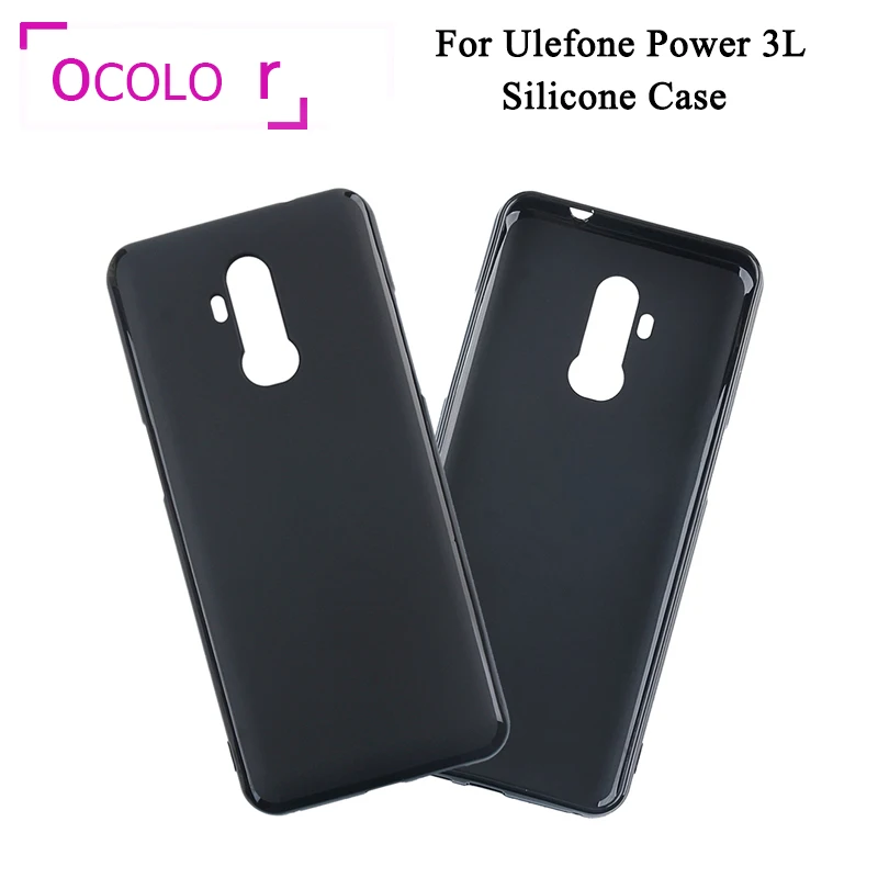 ocolor For Ulefone Power 3L Silicone Case 6.0'' Soft Back Cover Protective With Dirt-resistant Phone |