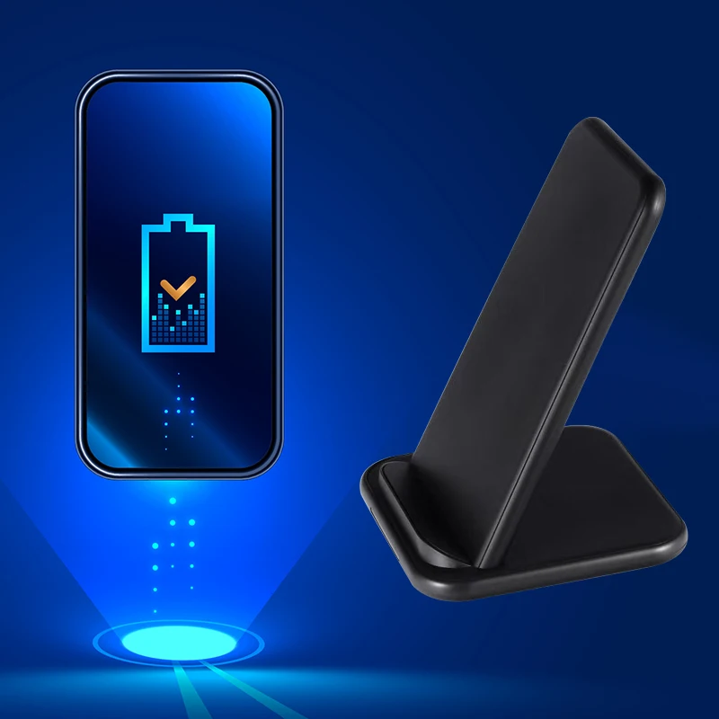 Универсальное Qi Беспроводное зарядное устройство для iPhone X XS XR 10 Вт быстрое зарядное устройство Беспроводная зарядка для Samsung Galaxy S8 S9 Note 8