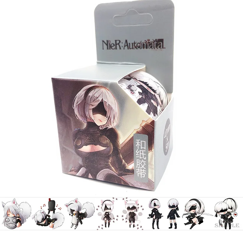 

New Arrived Nier: Automata Stickers Classic Fashion Stickers For Book Car Suitcase Cool Laptop Anime Skateboard Sticker