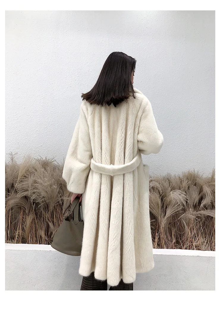mink coat real natural fur coat long coat women coat winter coat real mink fur coat