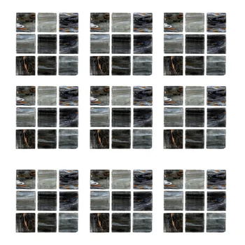 

18pcs Chic Decorative Creative Durable Floor Sticker Mosaic Tile Sticker Wall Sticker for Home