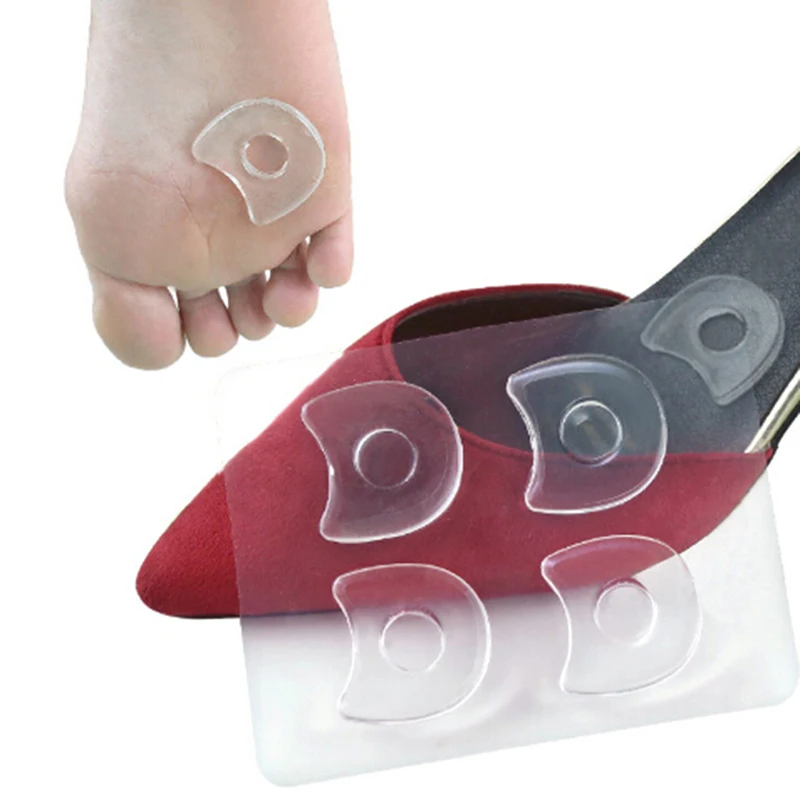 

4pcs/set Transparent Gel Corn Stickers Toe Wear-resistant Foot Care Stickers