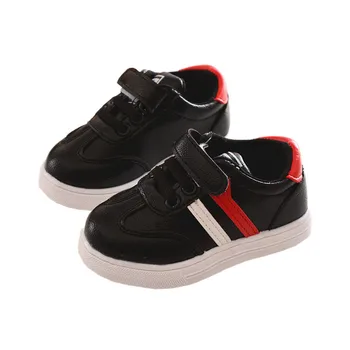 

New Children's White Shoes Fashion Girls Boy Shose Sports Running Baby Sneakers Casual Children's Board Shoes B730