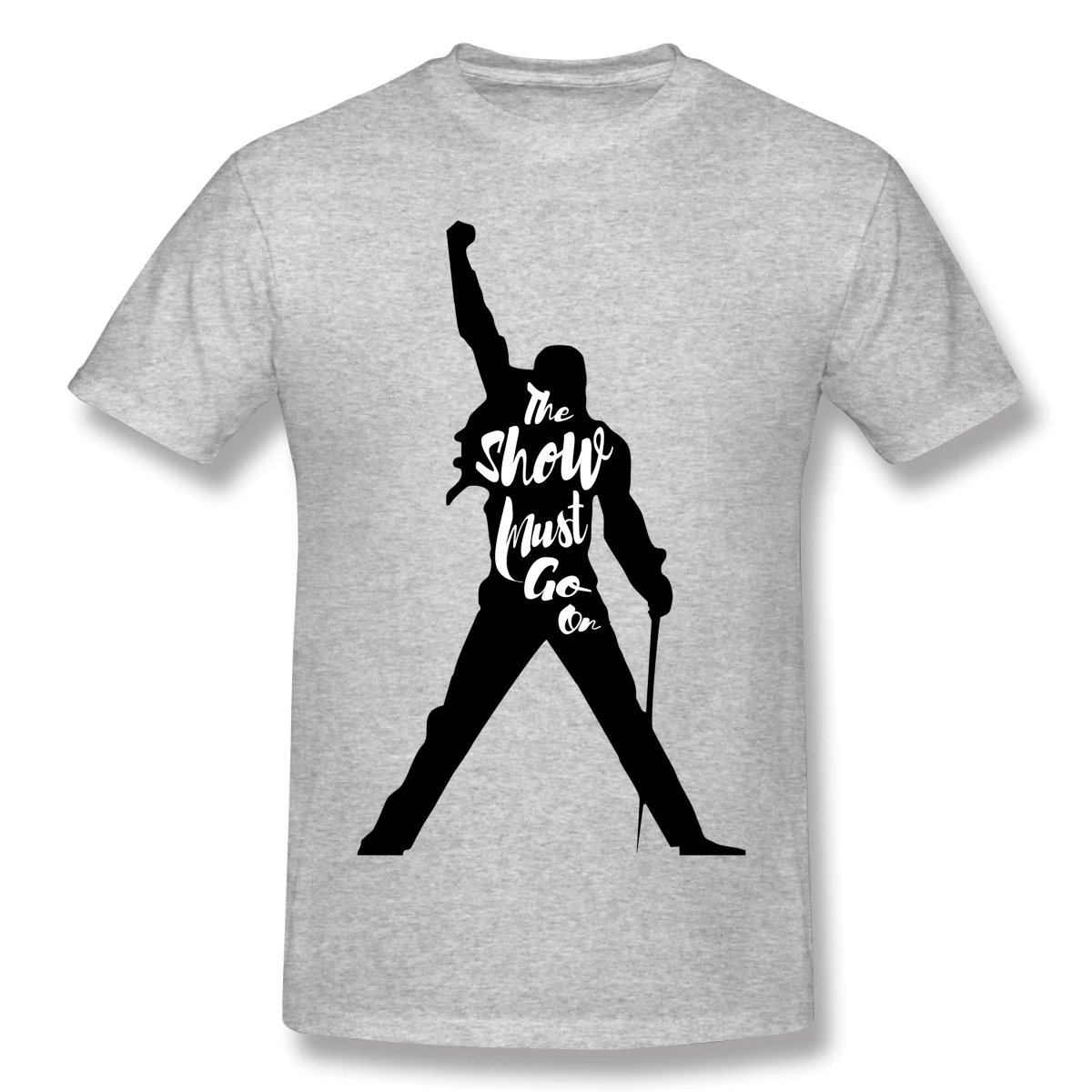 Freddie Mercury The Show Must Go On Art Pr мужская Базовая футболка с коротким рукавом милые R250