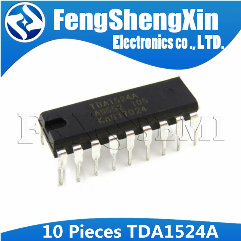 10 шт. TDA1524A DIP18 TDA1524 DIP-18 1524A DIP схема управления громкостью IC | Электронные
