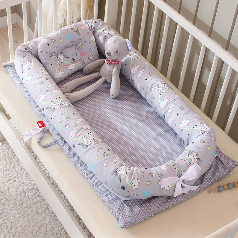 qwz-new-portable-baby-bionic-bed-cotton-cradle-baby-bassinet-bumper-folding-sleep-nest-for-toddler-newborn-play-mat-travel-bed