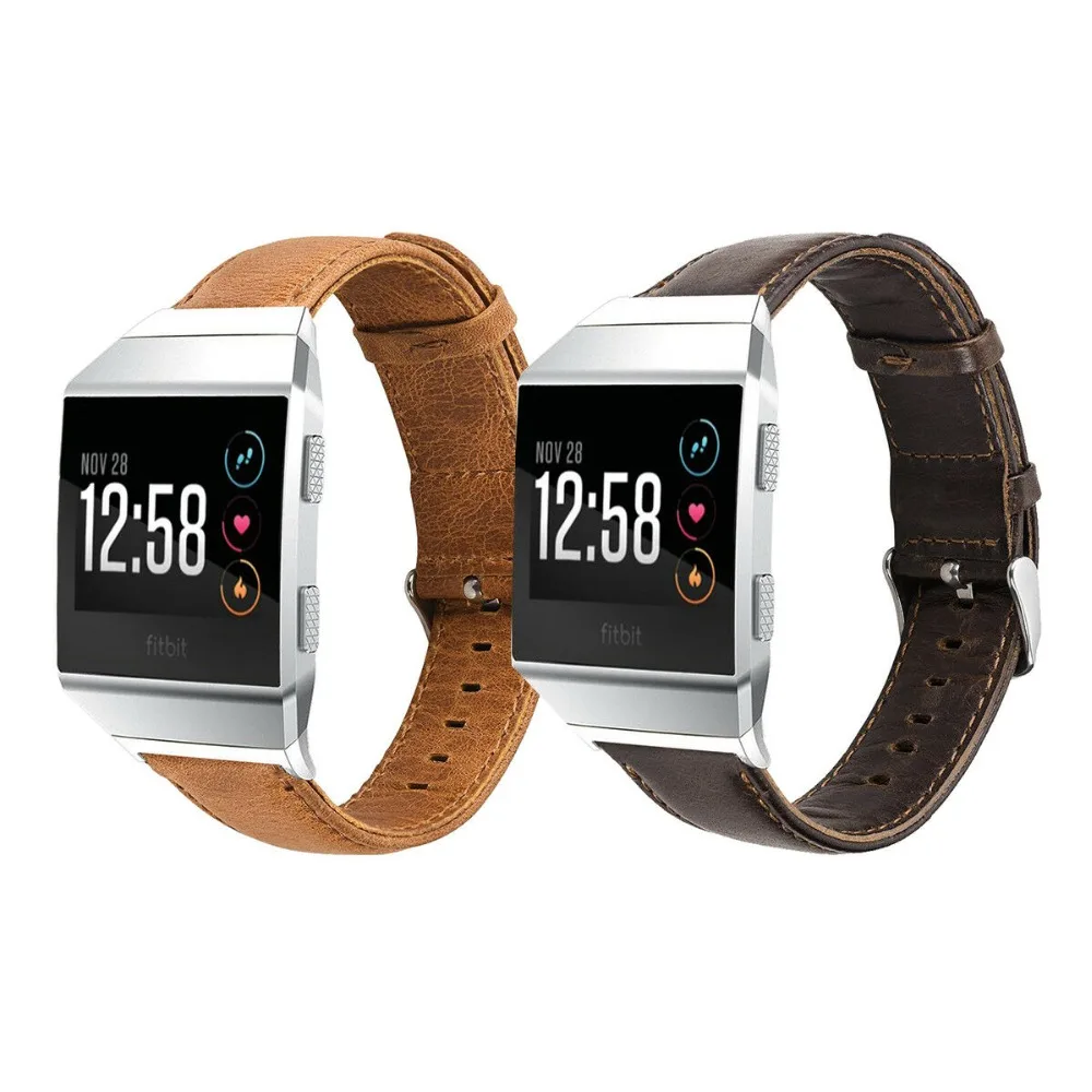 Ремешок для часов из натуральной кожи для фитнес-часов Fitbit iOnic smart