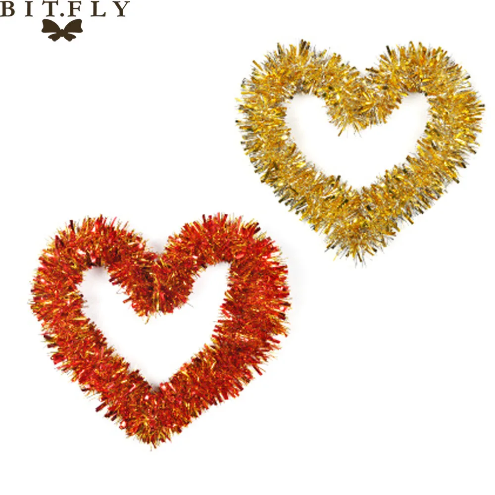 1pcs 2m Christmas Tree Decoration Tinsel Metal Strip Bar Hanging Ornament Ribbon Garland New Year Home Party Decoration Supply