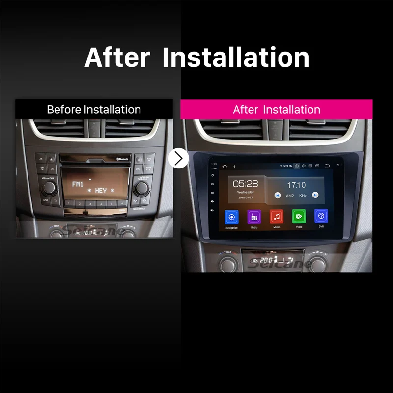 Sale Seicane Android 9.0 Car Radio 9
