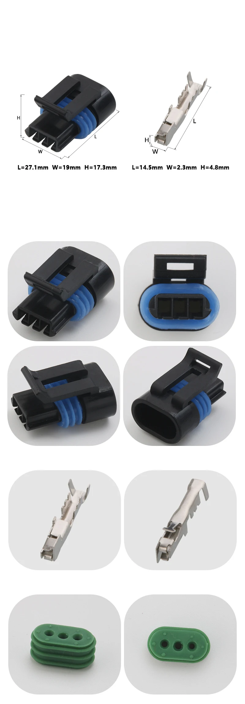 Автоматический датчик Delphi GM, 1/5/10/20/50/комплект, 3 контакта ...