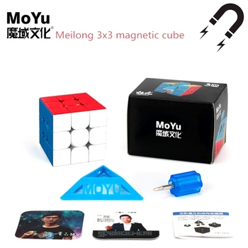 Moyu Meilong 3M 3x3x3 Magnetic Cube 3x3x3 Speed cube Moyu magic cube Professional Magnetic 3x3x3 Cube Puzzle Toys Children toys 1