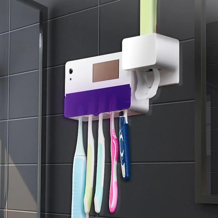Антибактериальный Ультрафиолетовый держатель для зубных щеток USB стерилизатор автоматический диспенсер для зубной пасты соковыжималка аксессуары для ванной комнаты Набор