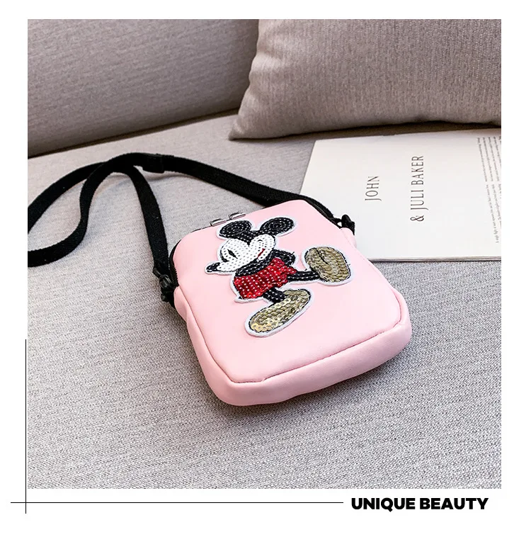 Disney shoulder bag Mickey mouse lady messenger shoulder cartoon bag female new casual messenger shoulder bag