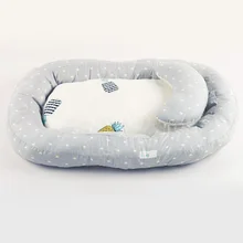Lit de voyage pour bébé, berceau Portable, coussin de protection amovible et lavable avec oreiller, lit pour nouveau né 