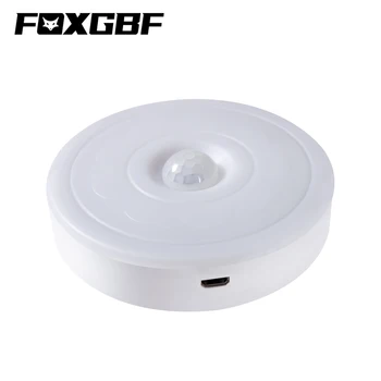 

FOXGBF USB charging night light automatic magnetic base LED indoor corridor light human body induction portable night light