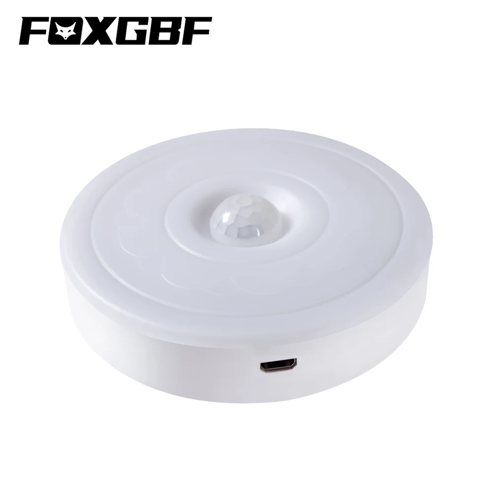 FOXGBF USB зарядный ночной Светильник автоматическое Магнитное Основание